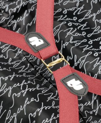 Karl Lagerfeld Chevron 25"  Hardside Spinner