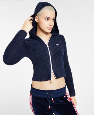 tommy jeans zip sweater