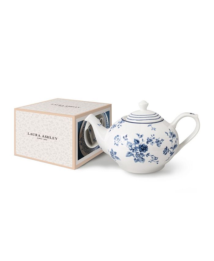 Laura Ashley Blueprint Collectables China Rose Teapot in Gift Box Macy's