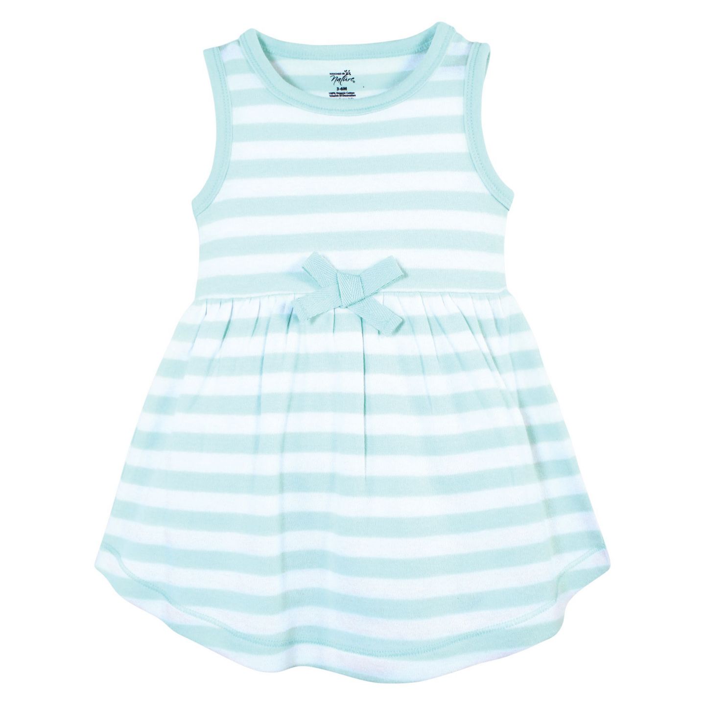 Платья Touched by Nature 2Pk Natural Sleeveless для девочек-малышей, цвет: Коралловый — фото 4