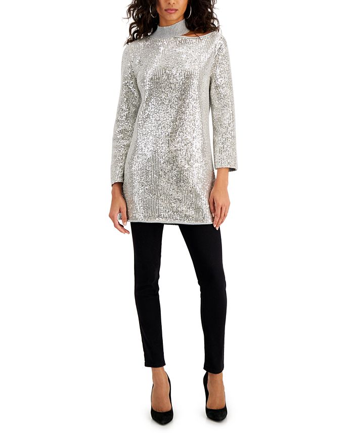 INC International Concepts Sequin Tunic, Created for Macy's - Macy's