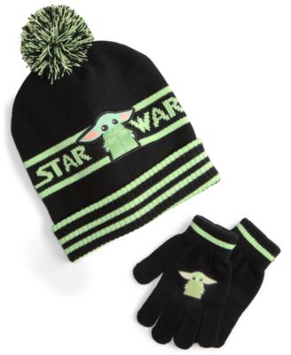 Berkshire - Little Boys Baby Yoda Hat & Gloves Set