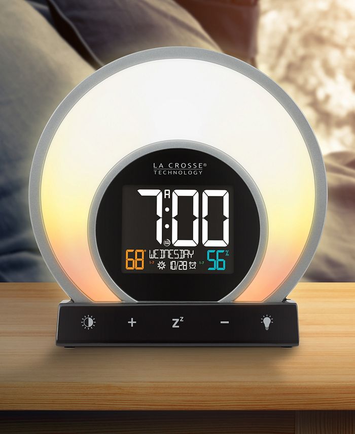La Crosse Technology Soluna C79141 Mood Light Alarm Clock with