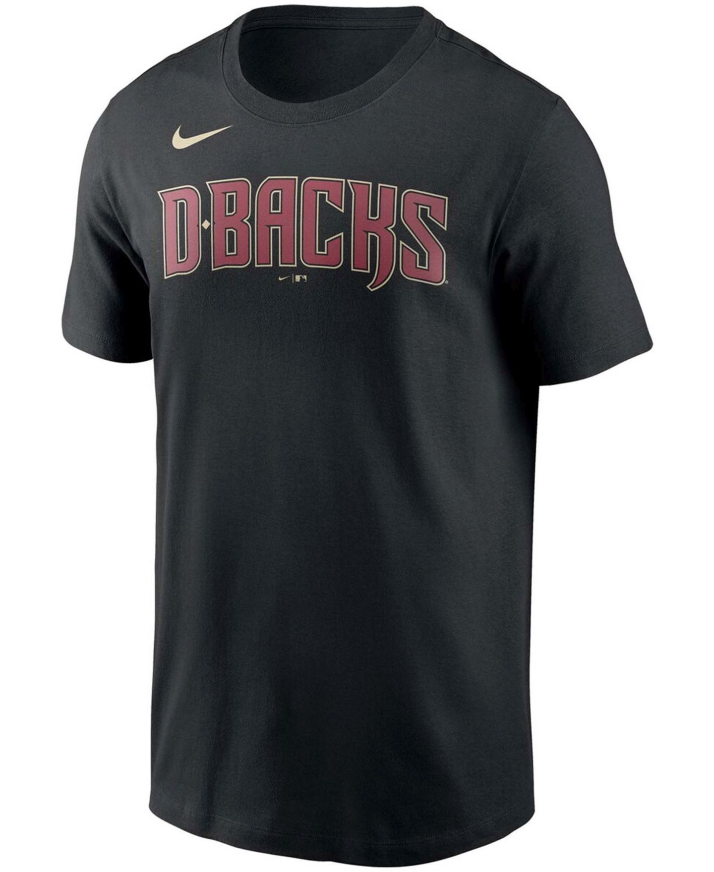 Мужская футболка Nike Black Arizona Diamondbacks Team Wordmark — фото 3