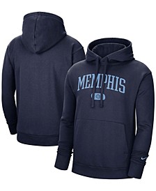 Men's Navy Memphis Grizzlies Heritage Essential Pullover Hoodie