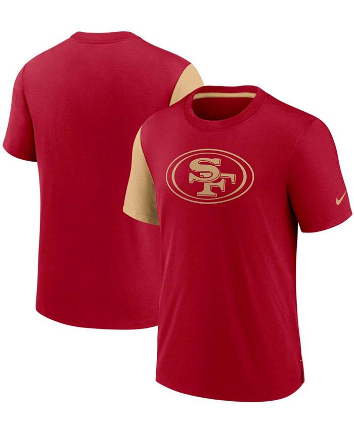 Nike Men's Scarlet and Gold San Francisco 49ers Pop Performance T-shirt ...