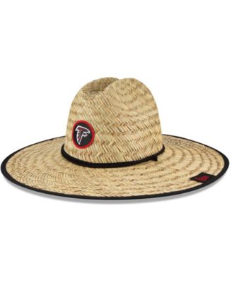 Men's Natural Atlanta Falcons 2021 NFL Training Camp Official Straw Lifeguard Hat