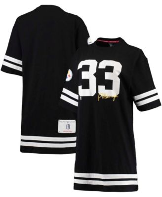 Tommy Hilfiger Women's Black Pittsburgh Steelers Clair Half-Sleeve Dress