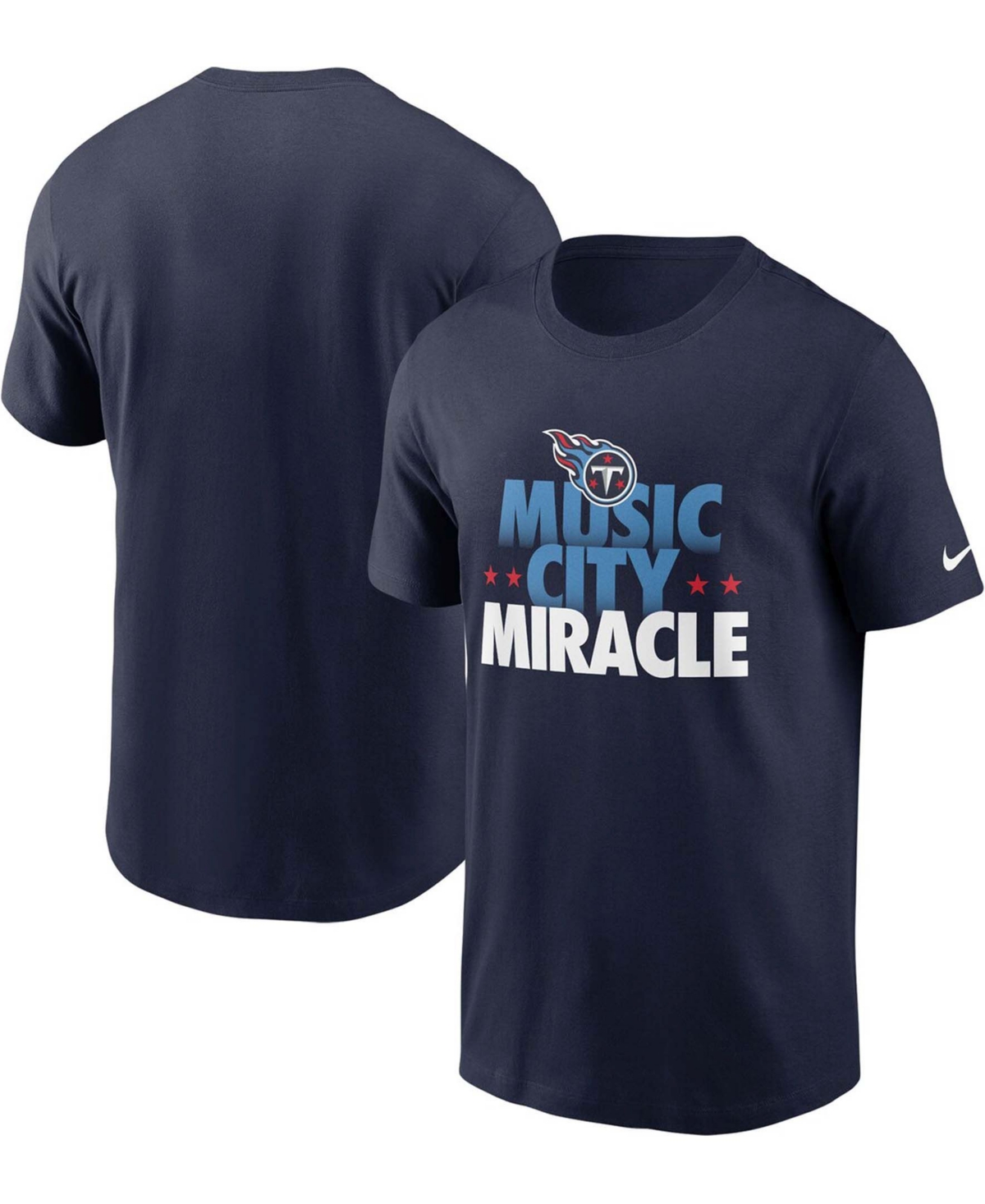 Men'sTennessee Titans Hometown Collection Music City T-shirt - Navy
