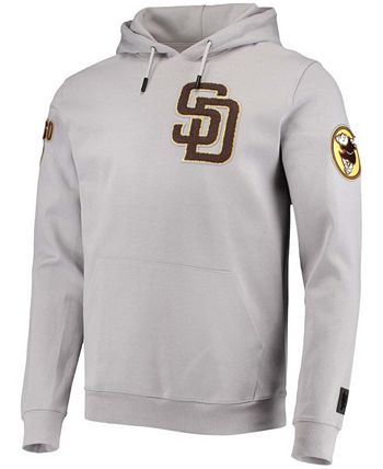 Pro Standard Men's Gray San Diego Padres Team Logo Pullover Hoodie - Macy's