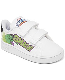 Toddler Boys Marvel Hulk Stay-Put Closure Casual Sneakers from Finish Line