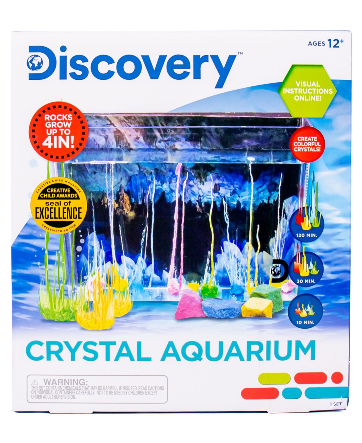 Discovery Kids' Crystal Aquarium 7 Piece Set In Multi