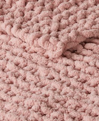 Chunky-Knit Chenille Throw, 50" x 60"