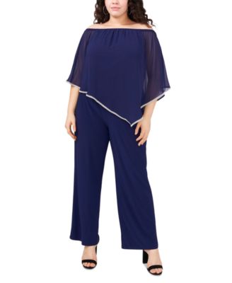 MSK - Plus Size Overlay Jumpsuit