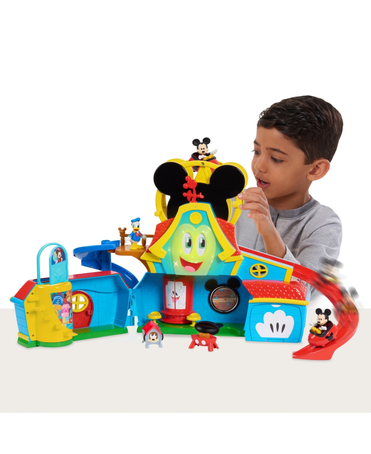 Sesame Street Disney Junior Mickey Mouse Funny The Funhouse Playset With Bonus Figures In Assorted