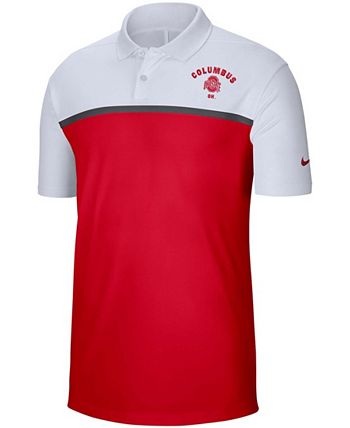Jordan - Men's Ohio State Buckeyes Color Block Victory Performance Polo