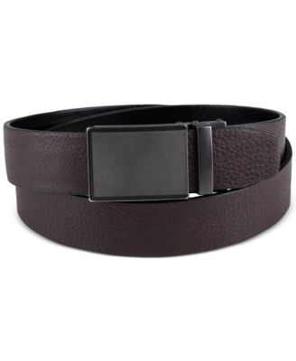 kenneth cole reaction men's plaque dress belt