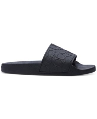 black coach slides mens