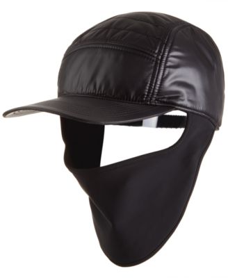 UR Gloves - Men's Puffer Baseball Cap with Dropdown Mask