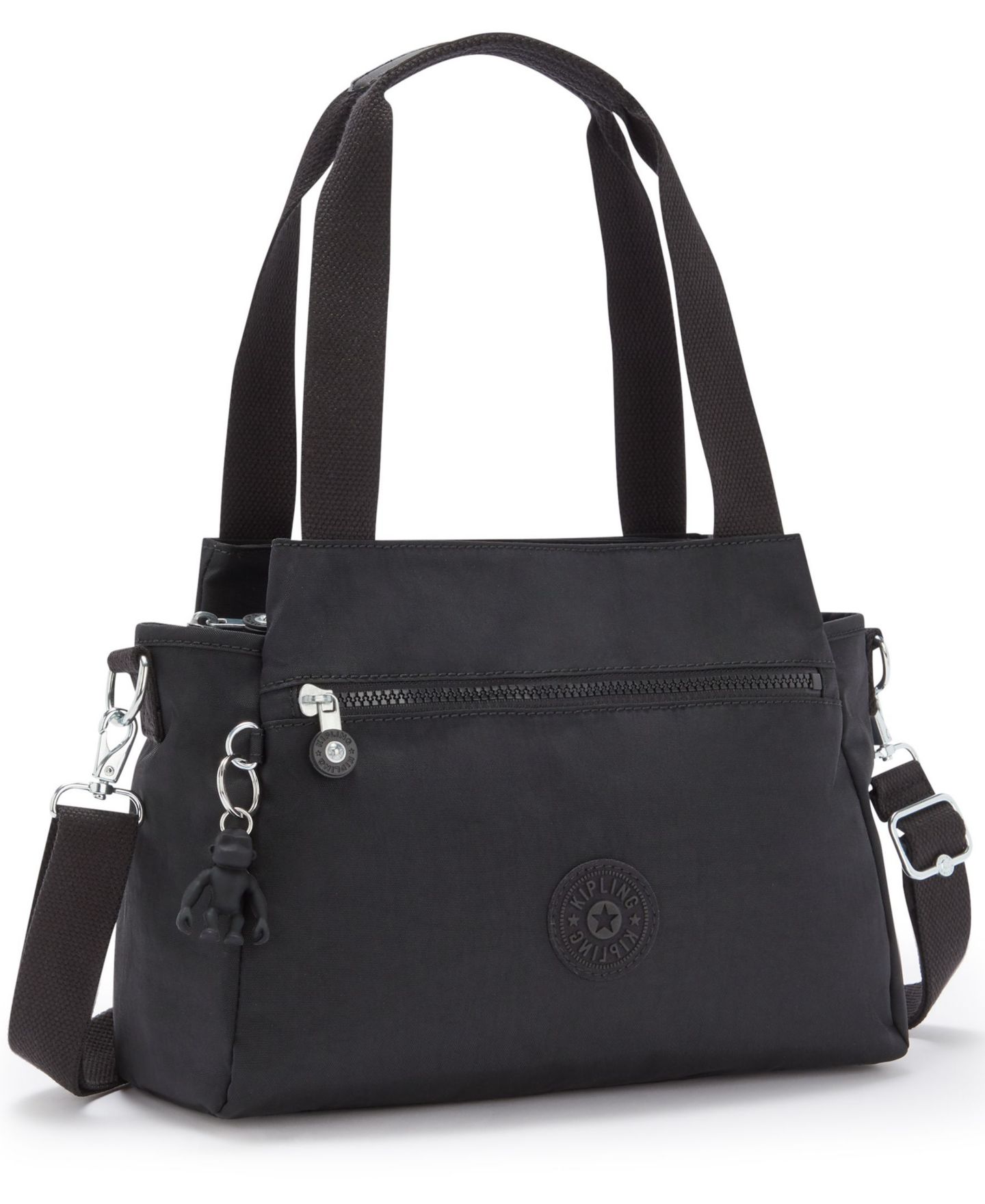 Женская сумка Kipling Elysia Small Satchel, цвет: Чёрный — фото 4