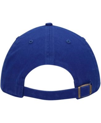 Men's Royal Brooklyn Dodgers Logo Cooperstown Collection Clean Up Adjustable Hat