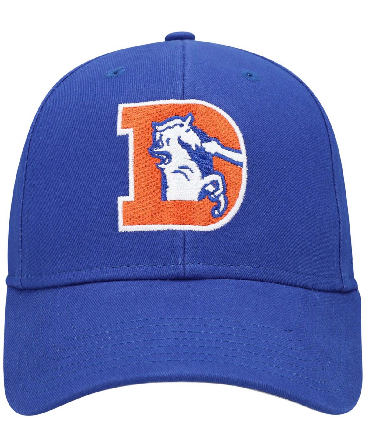 Boys Navy Denver Broncos Legacy Basic Mvp Adjustable Hat