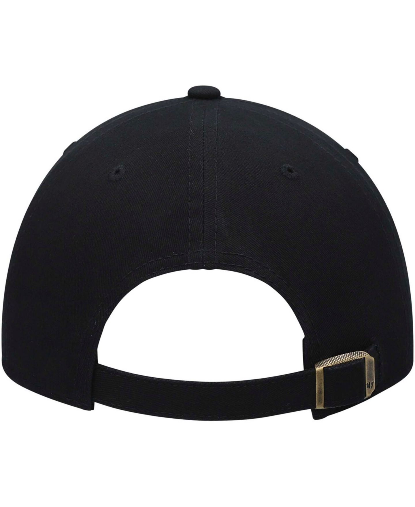 Женская кепка '47 Brand Black Colorado Rockies Team Miata Clean Up Adjustable Hat — фото 5