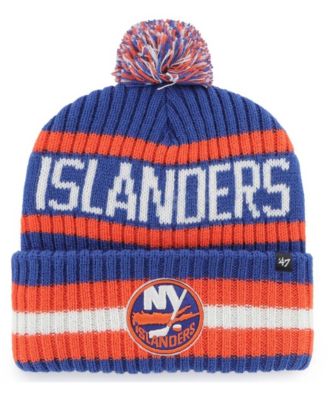 Men's Royal New York Islanders Bering Cuffed Knit Hat with Pom