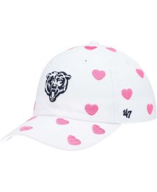 Girls Youth '47 Pink Pittsburgh Steelers Rose MVP Adjustable Hat