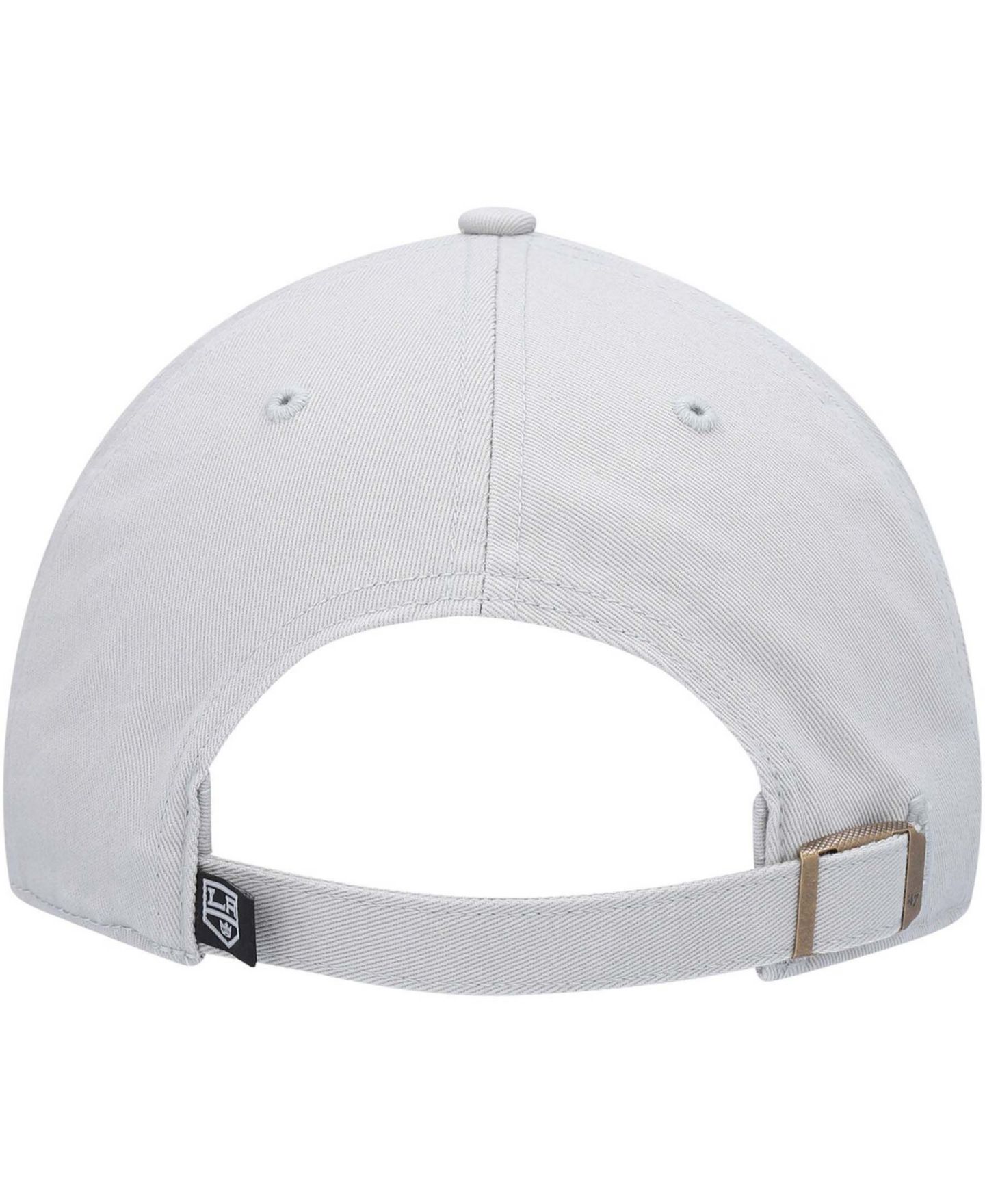 Мужская кепка '47 Brand Gray Los Angeles Kings Clean Up Adjustable Hat — фото 5
