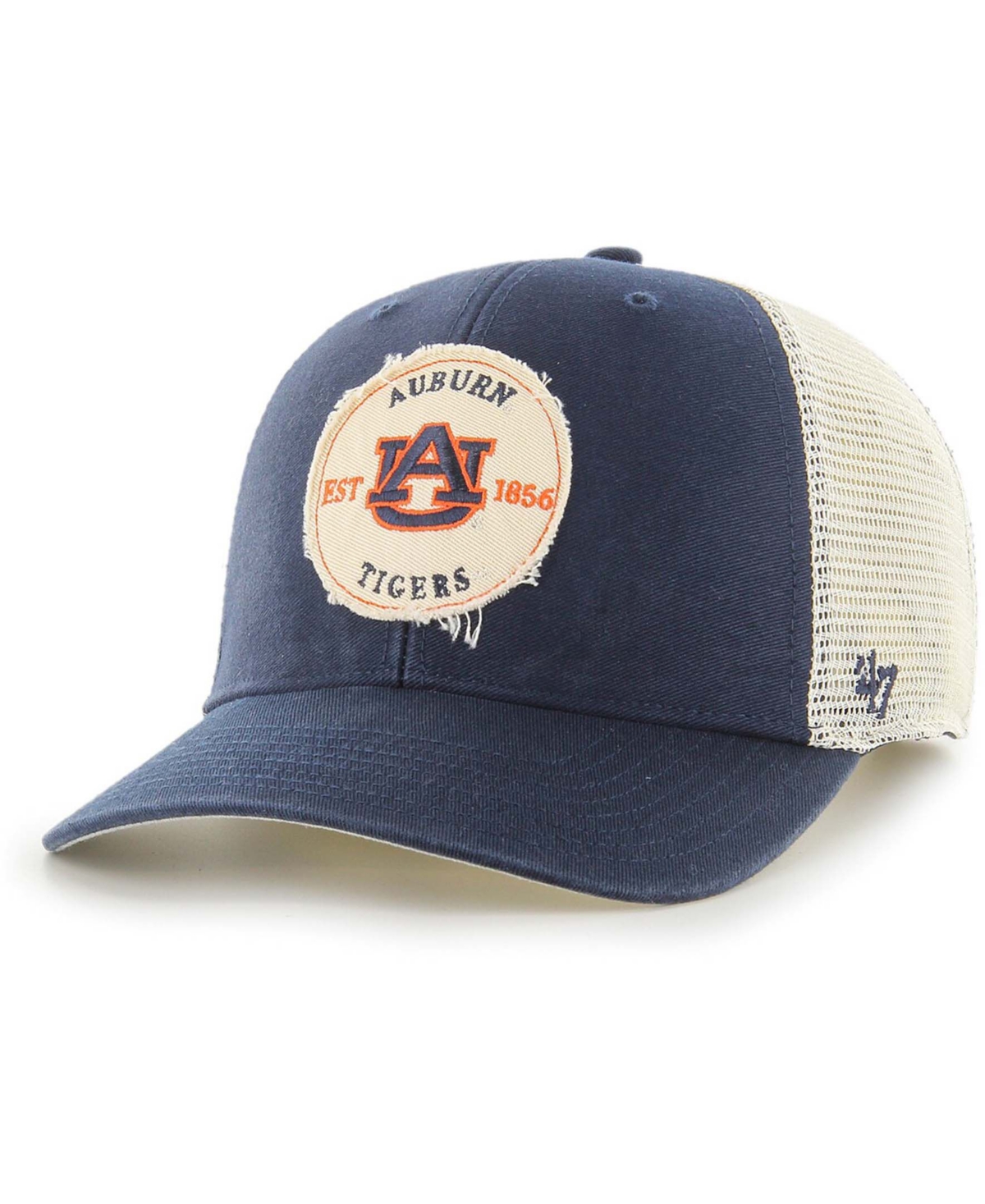 47 Brand Men's Navy Auburn Tigers Howell Mvp Trucker Snapback Hat ...