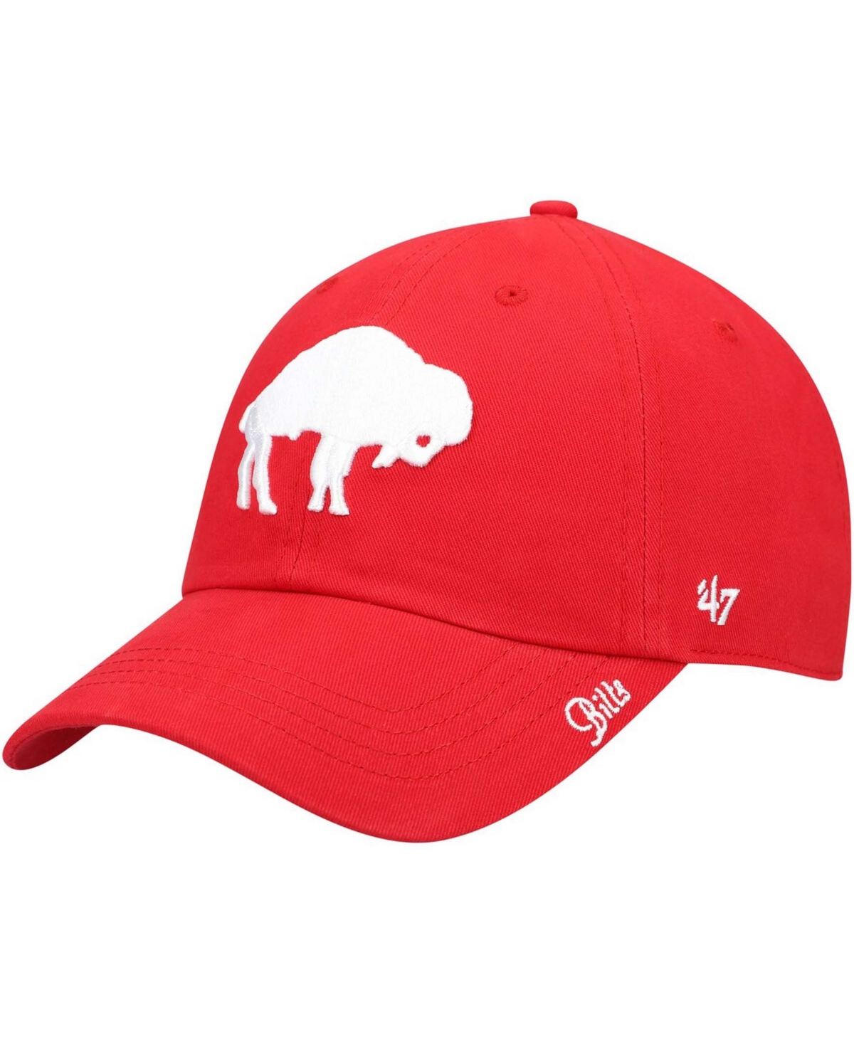 47 Brand Women's Red Buffalo Bills Miata Clean Up Legacy Adjustable Hat