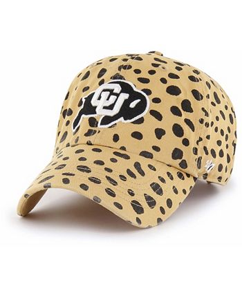 47 Brand Women's Tan Chicago Cubs Cheetah Clean Up Adjustable Hat - Macy's