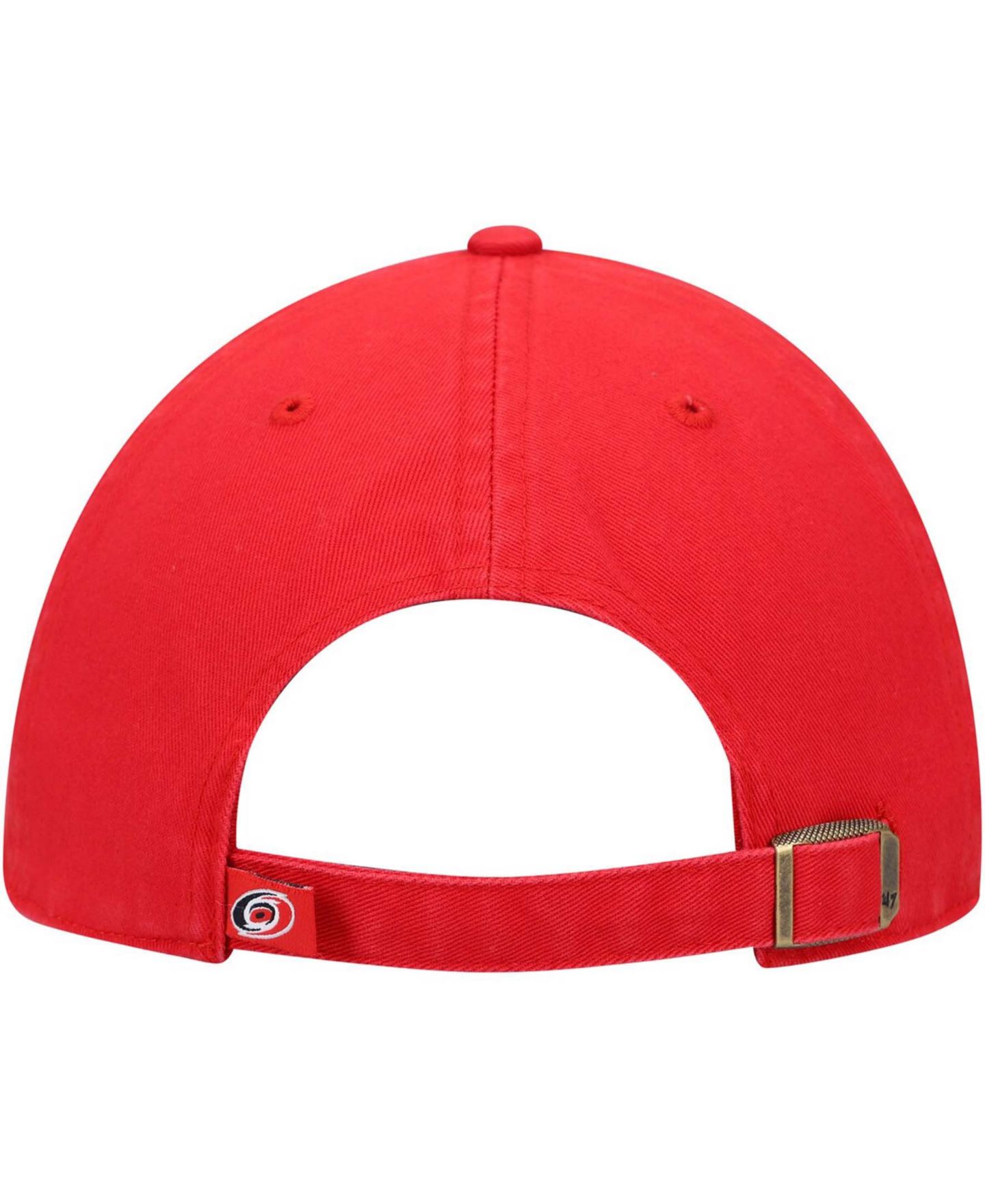 Мужская кепка '47 Brand Red Carolina Hurricanes Team Clean Up Adjustable Hat — фото 5