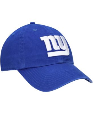 Boys Royal New York Giants Logo Clean Up Adjustable Hat
