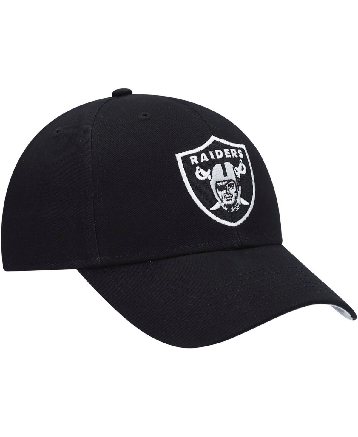 Shop 47 Brand Little Boys And Girls Black Las Vegas Raiders Basic Mvp Adjustable Hat