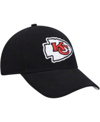 Boys Black Kansas City Chiefs Basic Secondary MVP Adjustable Hat