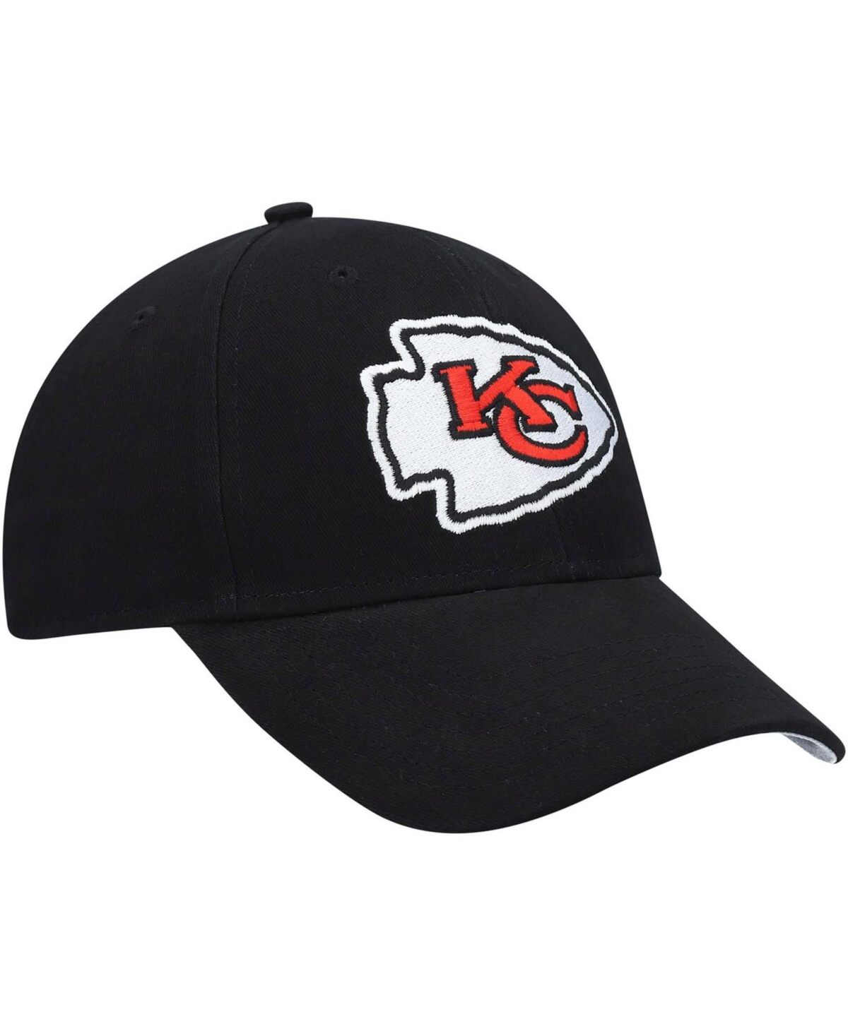 47 Brand Boys Black Kansas City Chiefs Basic Secondary Mvp Adjustable Hat In Black