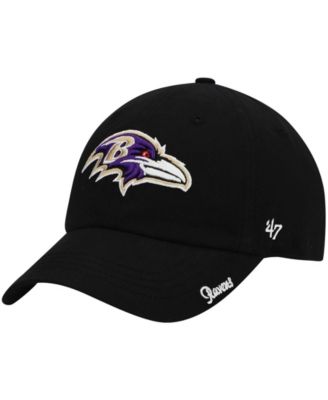 Lids Baltimore Ravens '47 Women's Miata Clean Up Primary Adjustable Hat -  Black