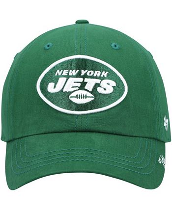 Women's '47 White New York Jets Miata Clean Up Logo Adjustable Hat