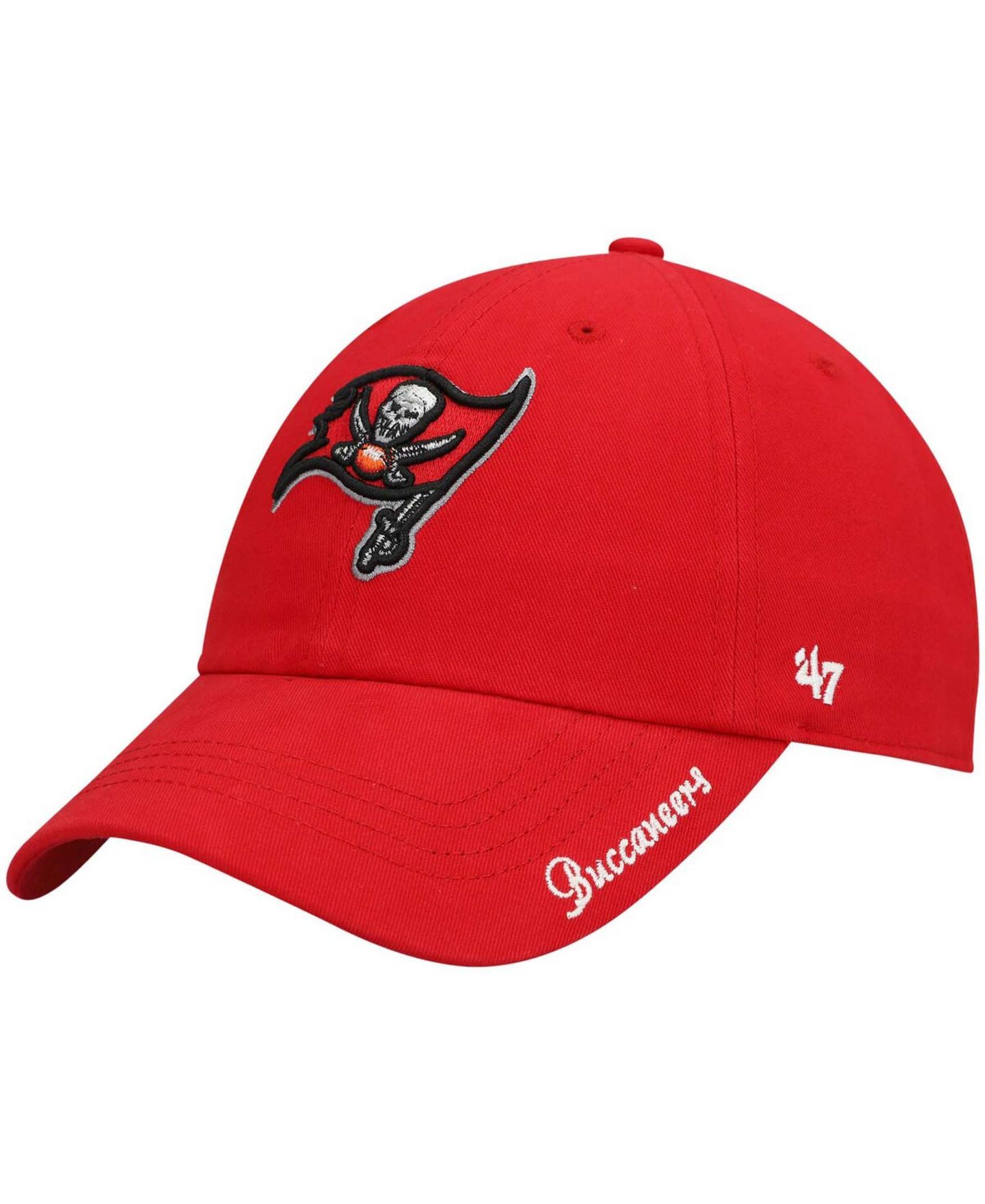 '47 Brand Женская бейсболка '47 Tampa Bay Buccaneers Miata Clean Up Secondary, Red — фото 2