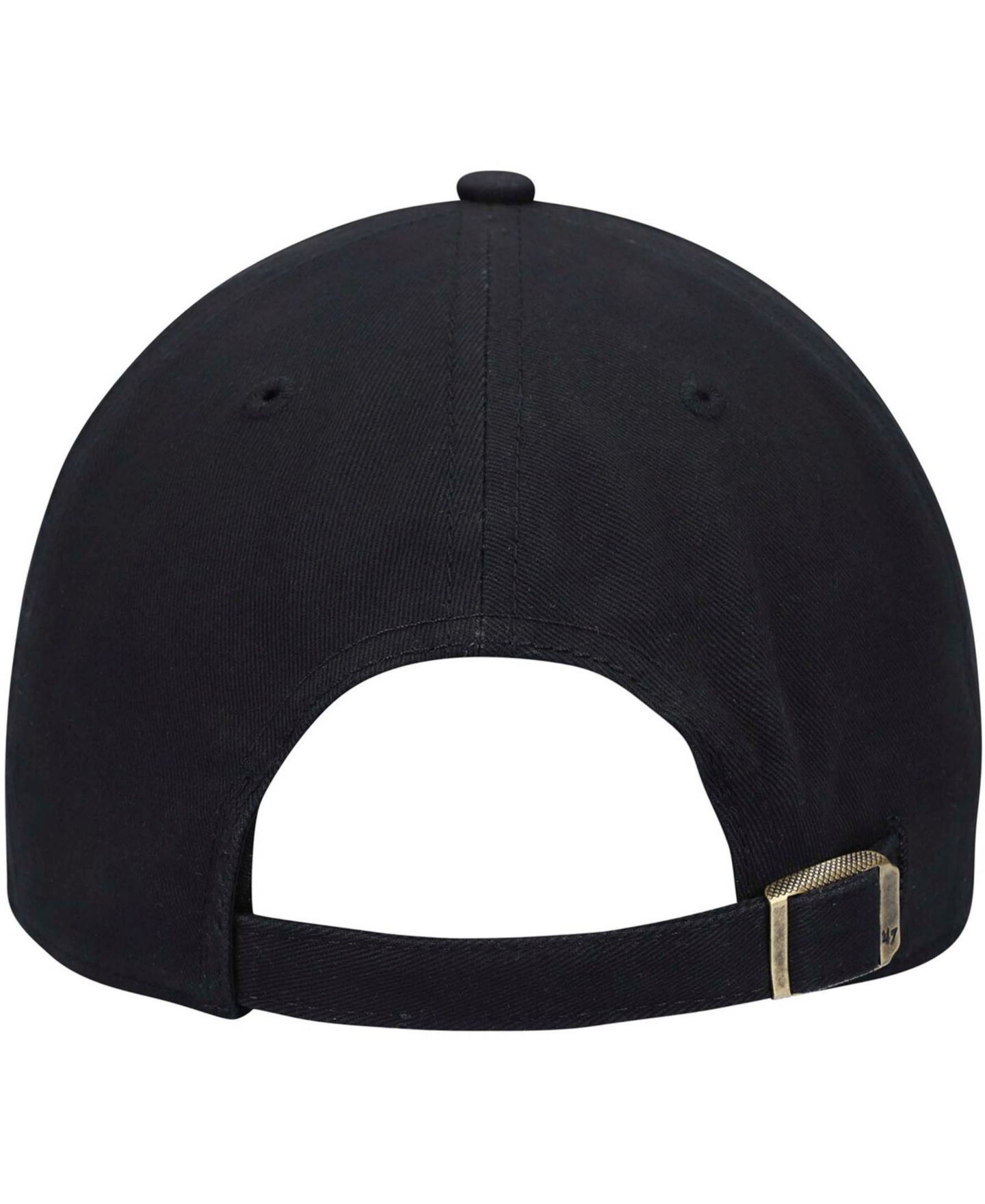 Женская кепка '47 Brand Black Pittsburgh Pirates Team Miata Clean Up Adjustable Hat — фото 5