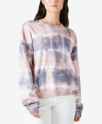 Lucky brand tie dye sweatshirt sale