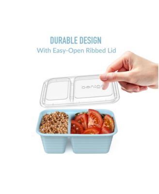 Prep 2-Compartment Snack Container Set, 20 Pieces