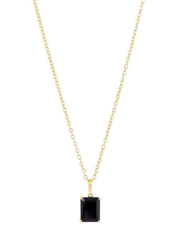 Macy's black hotsell onyx necklace