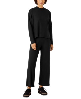 Eileen Fisher - Straight-Leg Ankle Pants, Regular & Plus Sizes