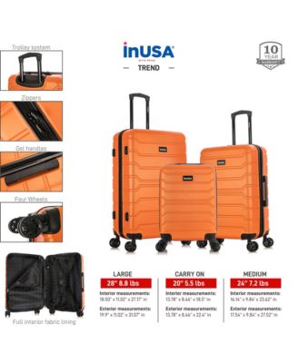 Trend Lightweight Hardside Spinner Luggage Set, 3 piece