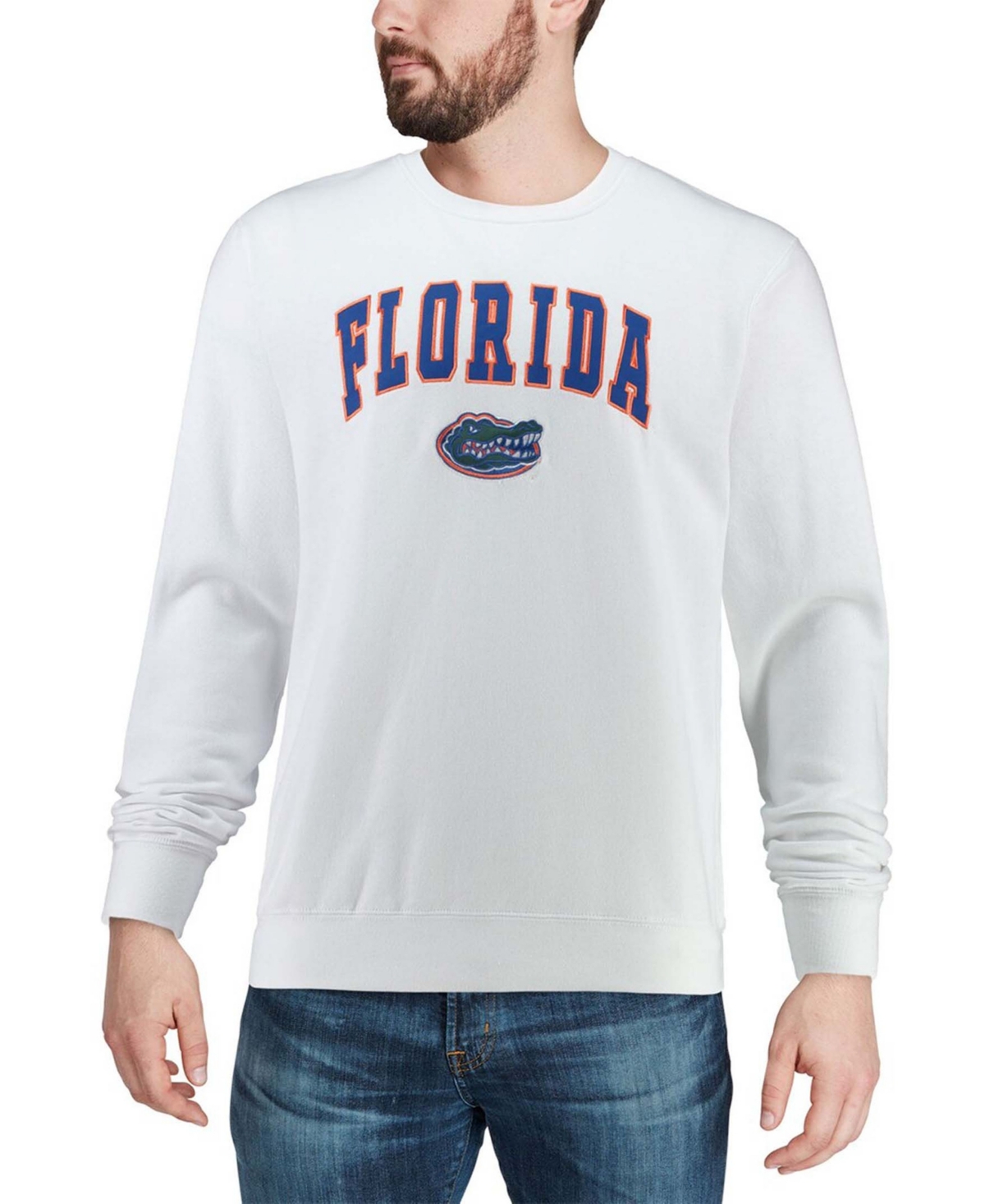 Colosseum Men's Florida Gators Arch Logo Crew Neck Sweatshirt