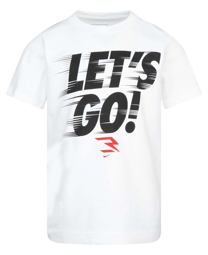 Nike 3BRAND by Russell Wilson 3Brand by Russell Wilson Big Boys Let's Go  Short Sleeve T-shirt - Macy's