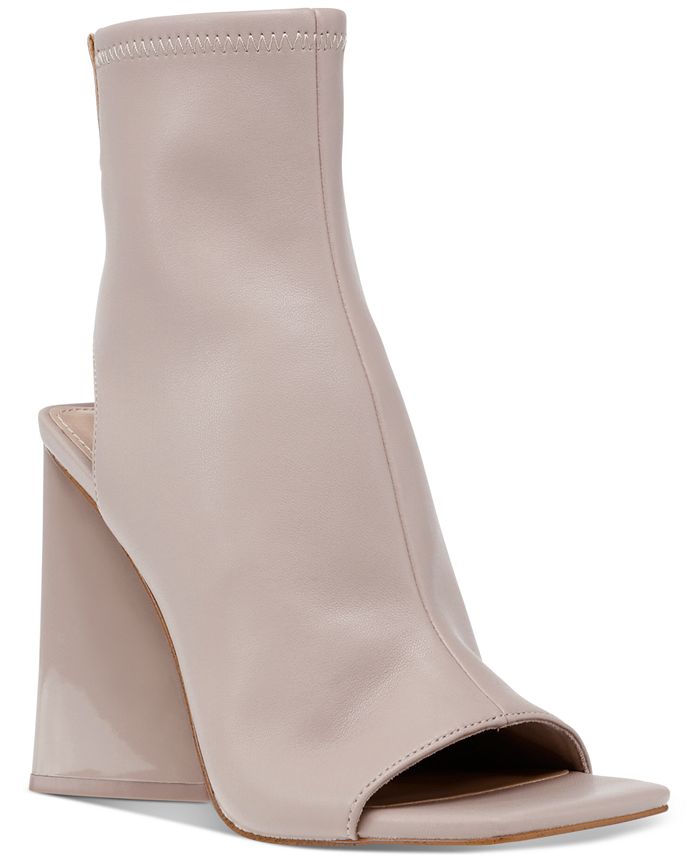 Steve Madden Women s Transfer Peep Toe Stretch Booties Macy s